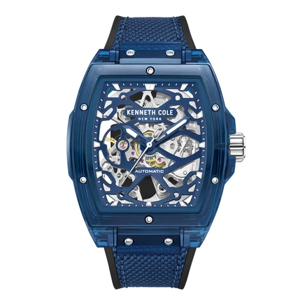 Мужские часы Kenneth Cole KCWGR0037320, скелетон, синие