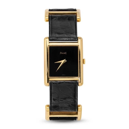 Женские часы Piaget Tank 90802 D, черные