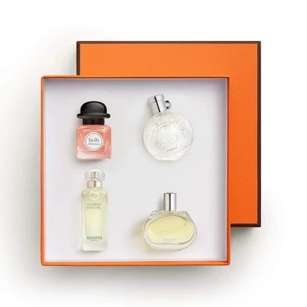 Унисекс набор мини-парфюмов Hermes, 4×7,5 мл