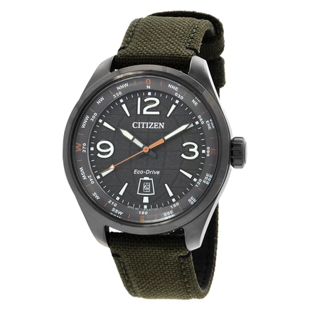 Мужские часы Citizen Eco-Drive AW1837-11H, серые