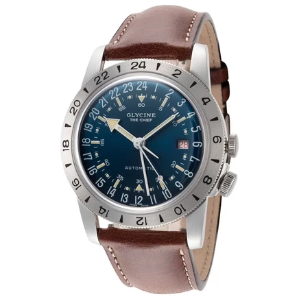 Мужские часы Glycine Airman The Chief GL0306, синие
