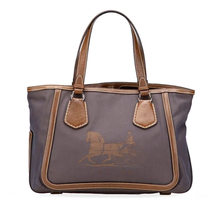 Женская сумка-тоут Celine Canvas Carriage