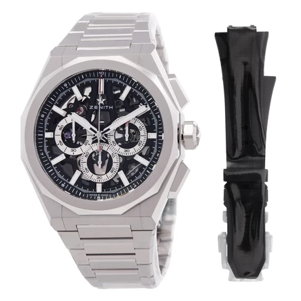 Часы Zenith Defy Skyline Chronograph, черный скелетон