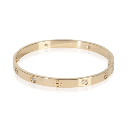 Мужской браслет Cartier Love, желтое золото, бриллианты