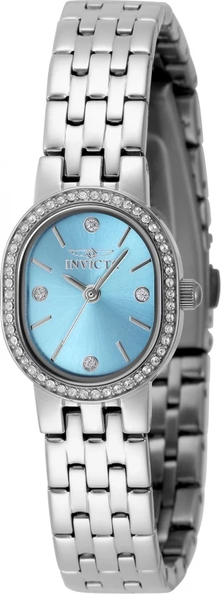 Женские часы Invicta Angel 49073, кварцевые, голубые Tiffany