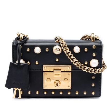 Женская сумка Gucci Small Pearl Padlock через плечо