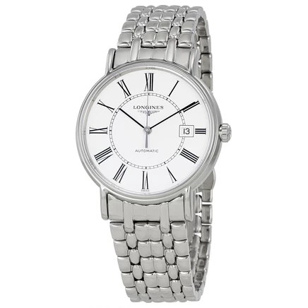 Мужские часы Longines Presence L49214116, белые