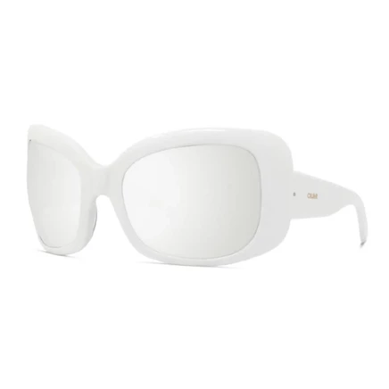 Унисекс очки Celine CL40224I, серебристые, кремовые