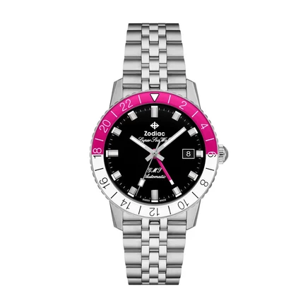 Мужские часы Zodiac Super Sea Wolf GMT ZO9416, черные