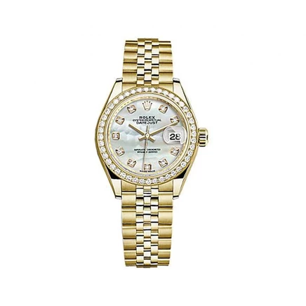 Женские часы Rolex 279138MDJ, перламутровые