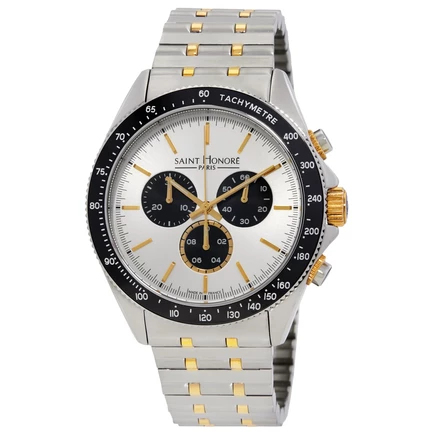 Мужские часы Saint Honore LB896101, хронограф, серебро