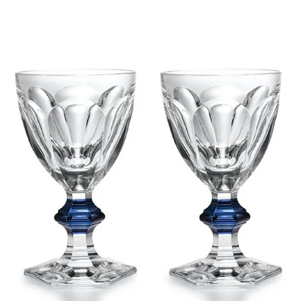 Бокалы для вина Baccarat Harcourt 1841, 2 шт., синие
