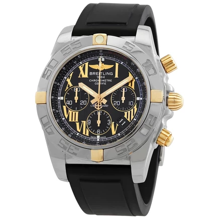 Мужские часы Breitling Chronomat 44, черные