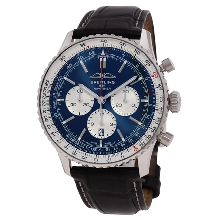 Мужские часы Breitling Navitimer AB0137211C1P1 синие