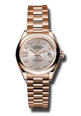 Женские часы Rolex Datejust 279165SNRDP, пудровые