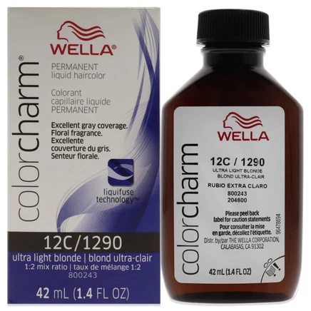 Краска Wella Color Charm 12C, ультрасветлый блонд