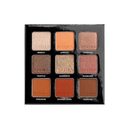 Палетка теней Sigma Beauty Fiery, 73 г