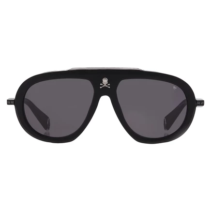 Мужские очки Philipp Plein SPP151W, черно-серебристые