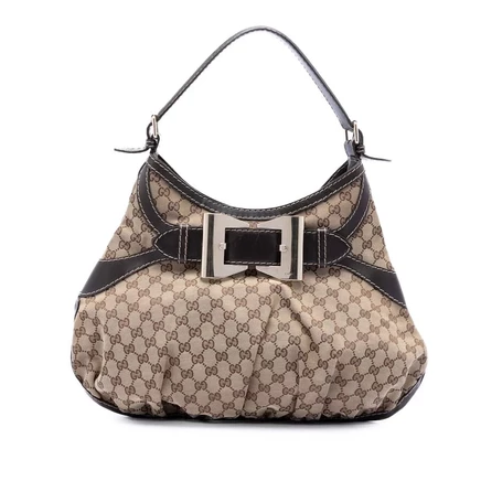 Женская сумка-хобо Gucci GG Canvas Dialux Queen