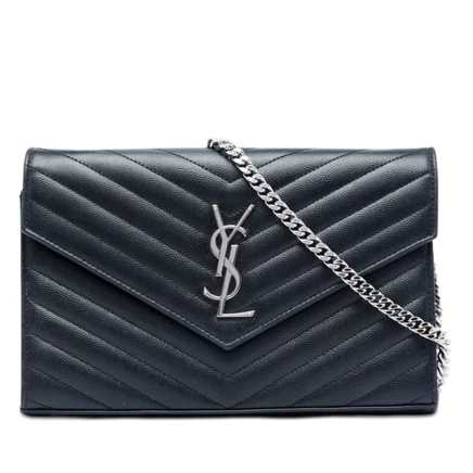 Женский кошелек Saint Laurent Cassandre на цепочке