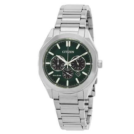 Мужские часы-хронограф Citizen Eco-Drive CA4590-81X, зеленые