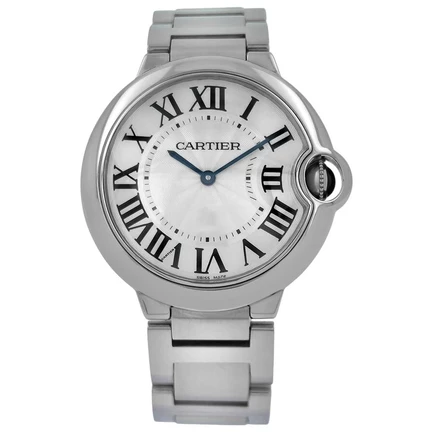 Унисекс-часы Cartier Ballon Bleu W69011Z4, серебристые