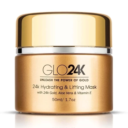 Увлажняющая маска GLO24K с золотом 24K, 50 г