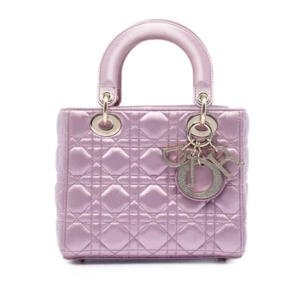 Женская сумка Dior Lady Dior Small, сатин, Swarovski