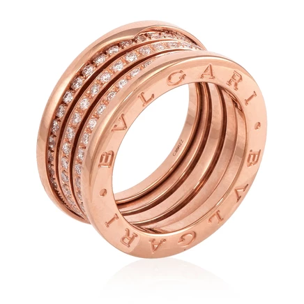 Унисекс-кольцо Bvlgari B.Zero1 из розового золота