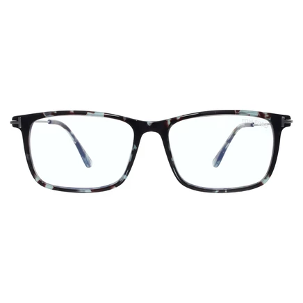 Мужские очки Tom Ford FT5758-B 54, сине-черепаховые