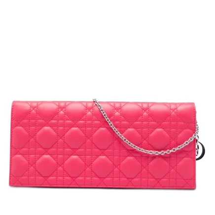 Женская сумка Dior Lady Dior, кошелек на цепочке