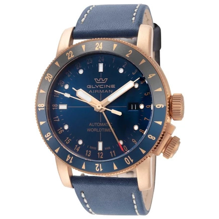 Мужские часы Glycine Airman Contemporary GL0548, синие