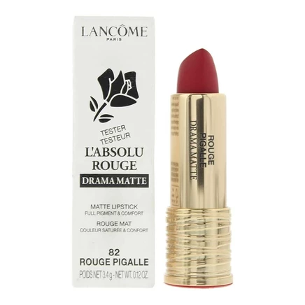 Матовая помада Lancome L'Absolu Rouge 82, 3,5 г, красная