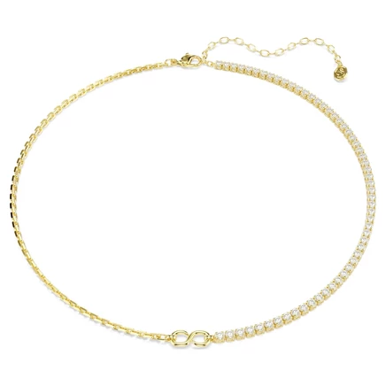 Женское колье Swarovski Matrix, позолота 18K
