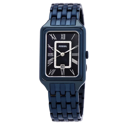 Женские часы Fossil Raquel ES5479, кварцевые, синие