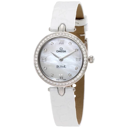 Женские часы Omega 424.18.27.60.55.001, перламутровые