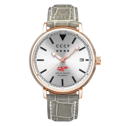 Мужские часы CCCP Heritage CP-7020-04, серебристые