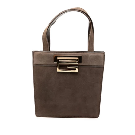 Женская сумка Gucci Square G из замши