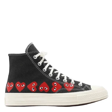 Мужские высокие кеды Comme des Garcons x Converse Multi Heart