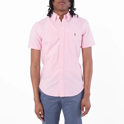 Мужская рубашка Polo Ralph Lauren Custom Fit, розовая