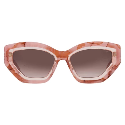 Женские очки Philipp Plein SPP099M, мраморно-розовые