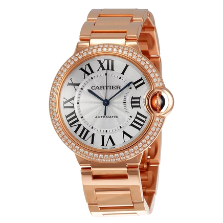 Унисекс-часы Cartier Ballon Bleu WE9005Z3, серебристые
