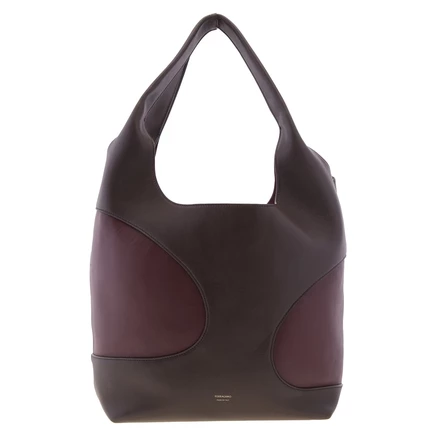 Женская сумка Ferragamo Cut-Out, темно-коричневая