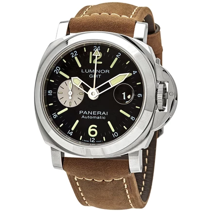 Мужские часы Panerai Luminor PAM01088 GMT, черные