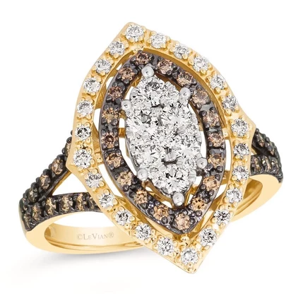 Женское кольцо Le Vian Composite Center, золото 14K