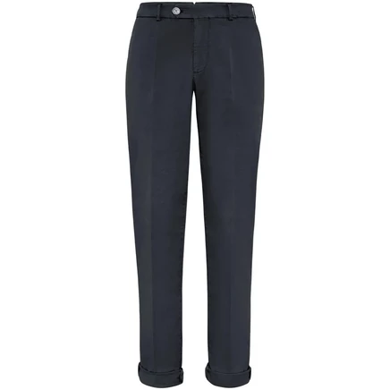 Мужские брюки Brunello Cucinelli с манжетами, антрацитовые