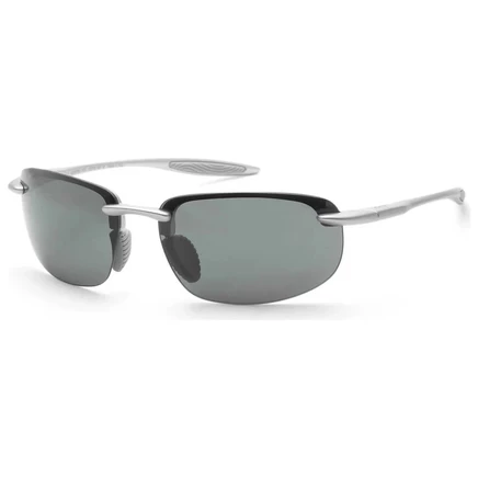 Унисекс-солнцезащитные очки Maui Jim 676-17, серебристые