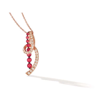 Женская подвеска Le Vian с рубином, клубничное золото