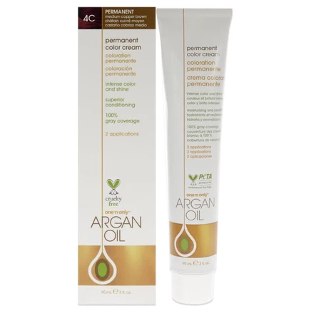 Крем-краска One n Only Argan Oil, 4C, медно-коричневый