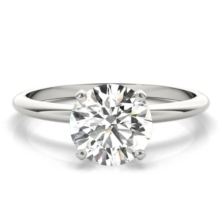 Женское кольцо Brilliant Diamond, 3 карата, солитер, 14K